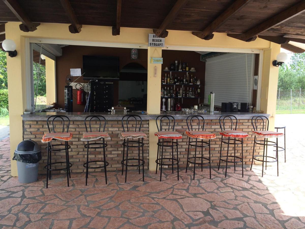 Avra Beach Apartments Lefkímmi Eksteriør bilde