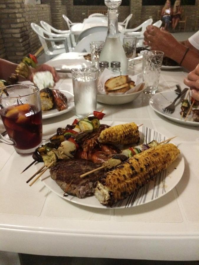 Avra Beach Apartments Lefkímmi Eksteriør bilde