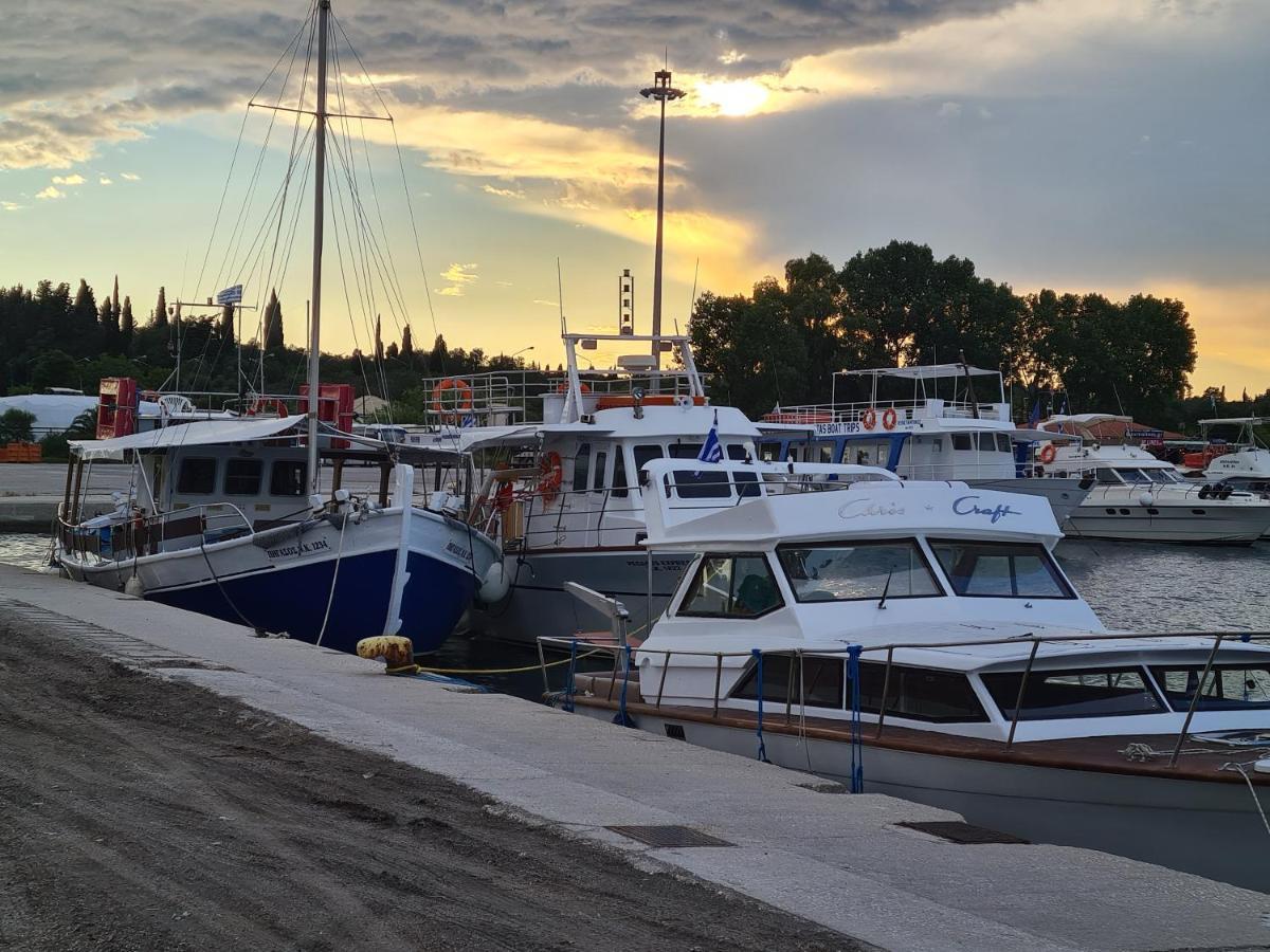 Avra Beach Apartments Lefkímmi Eksteriør bilde